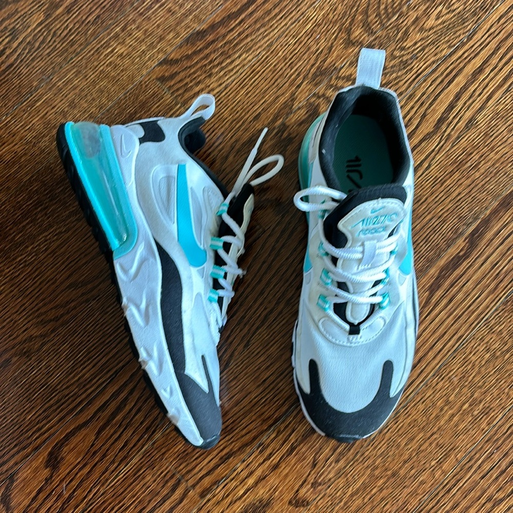 Nike Air Max 270 React Photon Dust Turquoise Sneakers